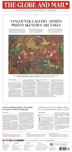 The Globe And Mail Ottawa Quebec Edition